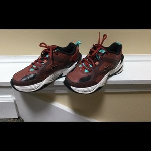New-NIKE Athletic Shoes-Brown & Teal